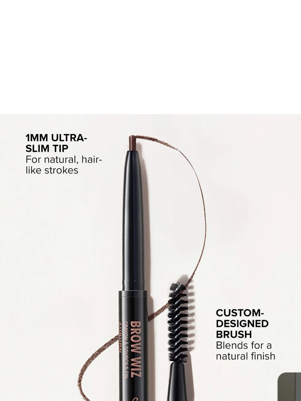 Anastasia Beverly Hills Brow Wiz Skiny Brow Pencil - In Dark Brown NIB